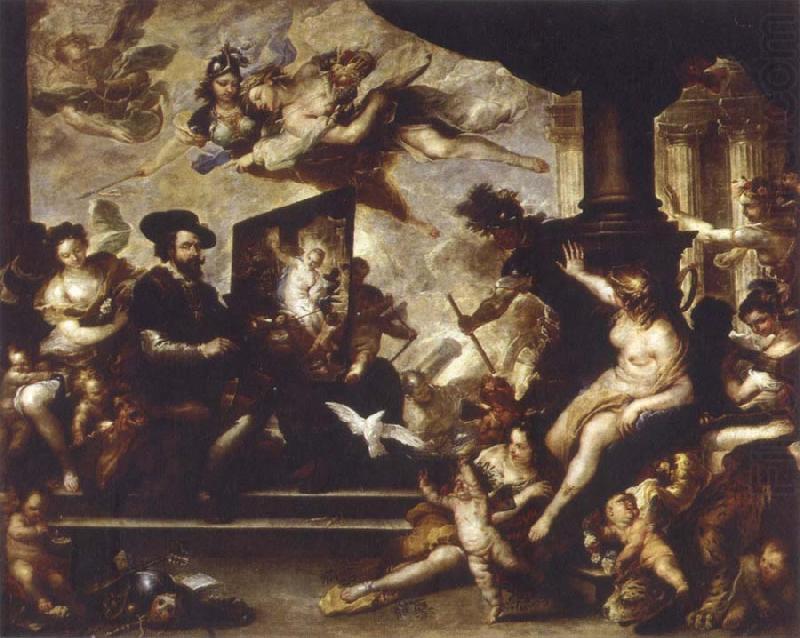 Luca Giordano rubens painting the allegory of peace china oil painting image